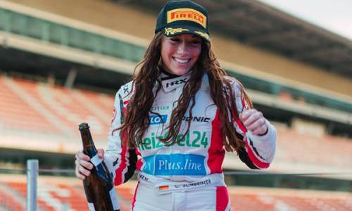 Weiteres Gesamtpodium für Carrie Schreiner bei GT Winter Series