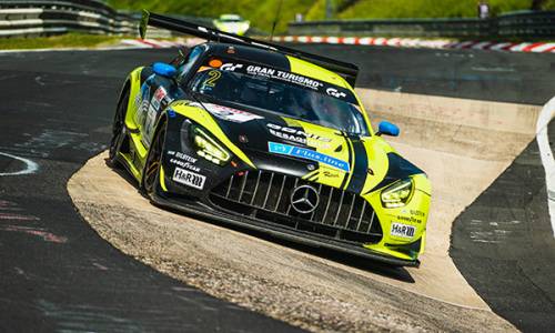 Sehr gelungener Einstand von Schreiner/Terting auf der  Nordschleife im GT3-Mercedes